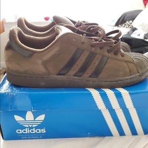 Size 11. Brown Adidas
